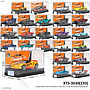Diecast Mobil Skala Hot Wheels 1 Set 6 Pcs 1 Inner 96 Pcs Box Plastik @192