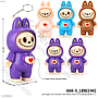 Boneka Ganti Muka Karakter 2 In 1 Gantungan Kunci 1 Pack 12 Pcs Ktg Opp @300
