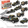 Diecast Truk Muat P/B Muat Mobil Skala Hot Wheels 1:64 F/W Alloy Trailer Series 1 Inner 72 Pcs Box Window @144