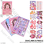 Sticker Girl Change Makeup Stickers 1 Pack 10 Pcs Ktg Opp @480