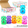 Slime Botol Karakter Kecil Crystal Mud 1 Box 24 Pcs Botol @480