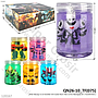 Slime Tabung 7,5 cm Karakter 3D Crystal Mud 1 Box 12 Pcs Tabung @240