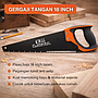 Gergaji Orange Gagang Karet 18 Inch ZZ One EP-30317 1 Inner 10 Pcs Sarung Kertas @0