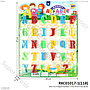 Block Huruf Magnet Alphabet 1 Inner 84 Pcs Press @168
