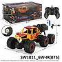 R/C Mobil Rock Crawler 4WD Ironman 6 Roda 1:14 Charge + Kabel Charge Asap Lampu Avengers 2.4 GHz 5 Channel SW1011 Box Window @24