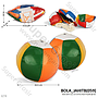 Bola Jahit Tanggung 10,5 cm 25 Pcs Pack Plastik @150