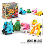 Robot Deform Gogo Dino 5 Karakter Tranformer 1 Ikat 5 Pcs Box Window @240