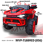 Mobil Aki Jeep Goliath Merah Musik Lagu Suara Lampu + Remote Box @1