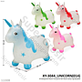 Binatang Karet Kuda Unicorn Transparan B/O Musik Lampu Ktg Opp @30