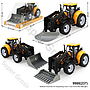 Bulldozer Roda Ban F/C Engineering Truck 1 Inner 36 Pcs Box Mika @72