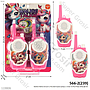 Walkie Talkie Unicorn 2 Pcs B/O Suara Lampu 1 Inner 72 Pcs Press Mika @144