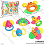 Baby Rattle Shaking Bell Baby Set Box Window @48